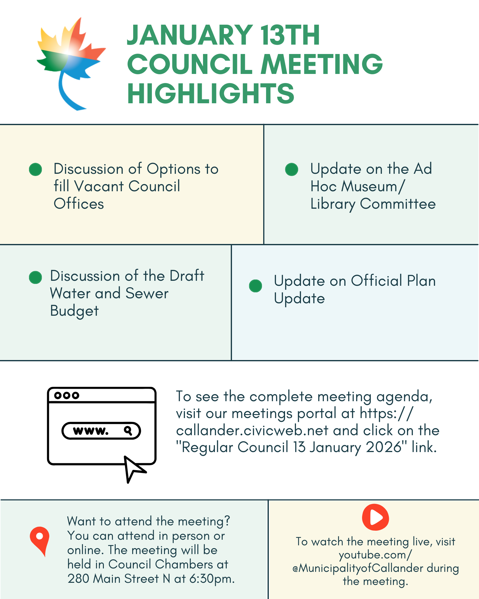 Council Meeting - January 13, 2026